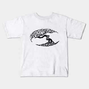 Black Blackthorn Folly Logo Kids T-Shirt